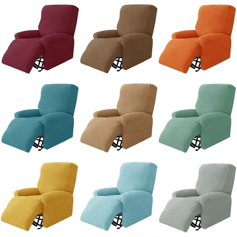 16 Kleuren Fauteuil Sofa Cover Stretch Luie Jongen Stoel Huisdier Antislip Seat Protector Hoes Voor Home Decor 211207