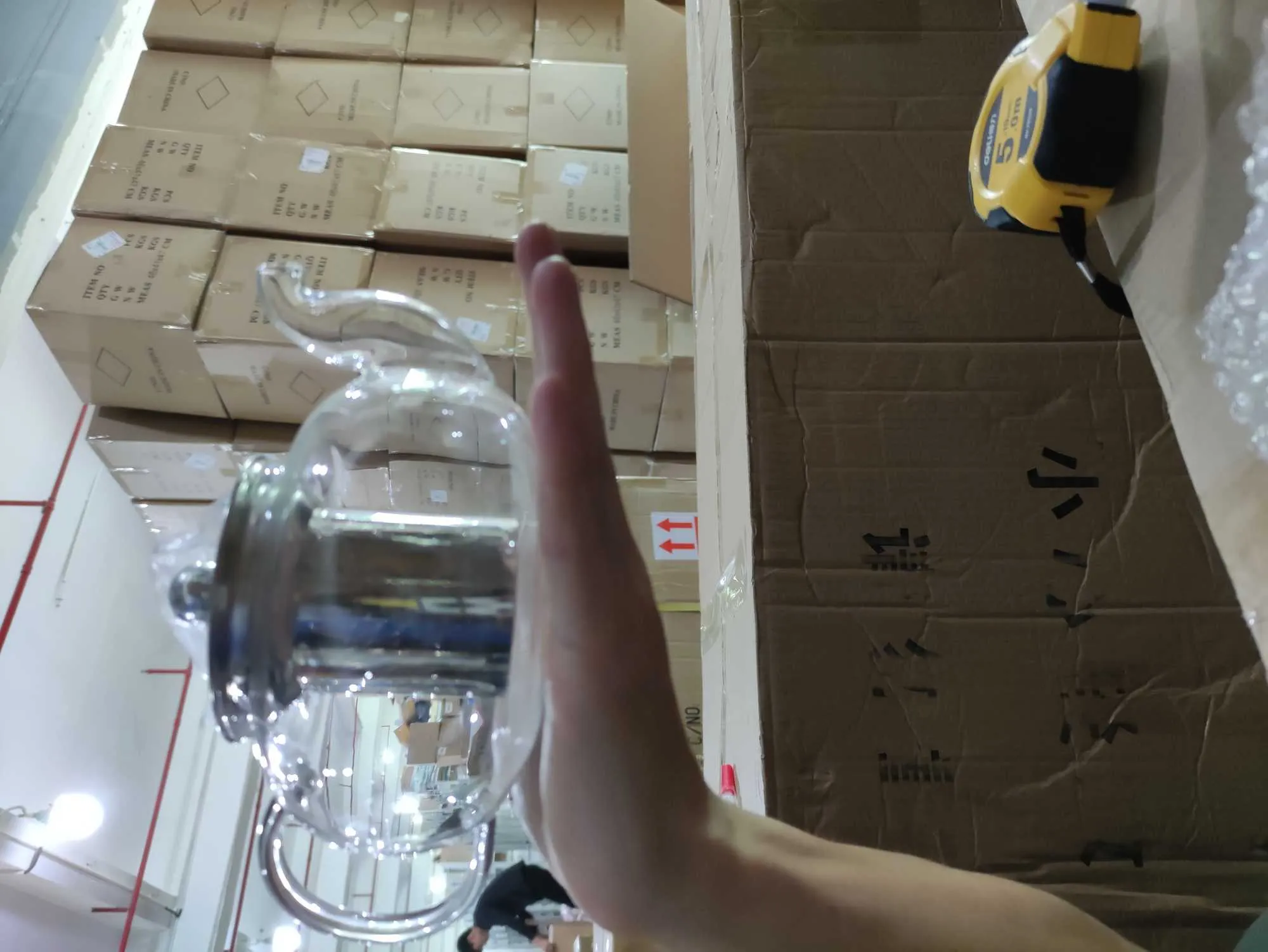 Clear Borosilicate Glass Teavana Teapot With Infuser With Stainless Steel Infuser Strainer Heat