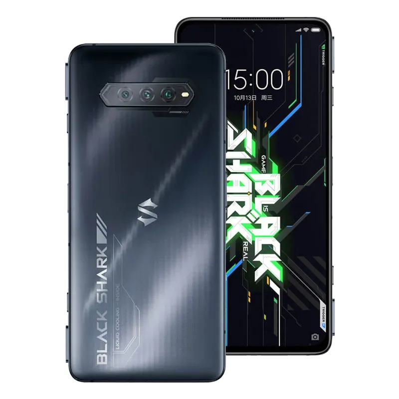 オリジナルXiaomi Black Shark 4S 5G携帯電話のゲーム8GB RAM 128GB ROM Snapdragon 870 Android 6.67インチAmoled全画面48mp NFCの顔ID指紋スマート携帯電話