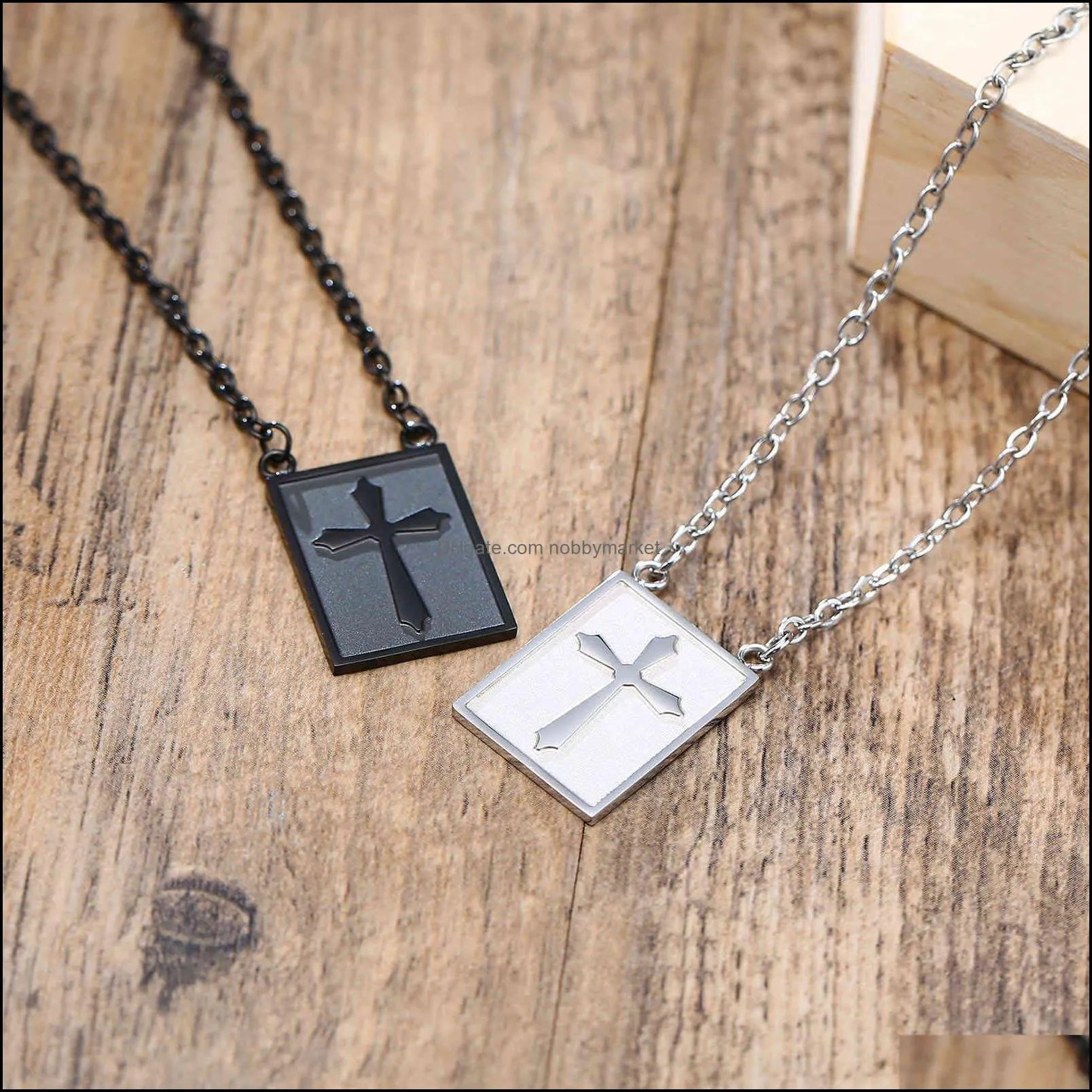 Stainls steel men`s Cross Necklace, mini Necklace label, love necklace, Religious Jewelry, Jus