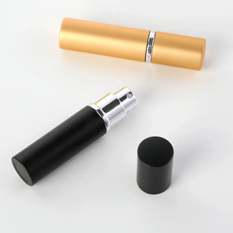 5ml perfume bottle Aluminium Anodized Compact Perfume Atomizer fragrance glass scent-bottle travel Refillable makeup spray LX6297