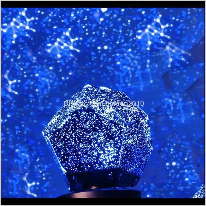 galaxy projector lamp home planetarium led starry sky lights table decoration bedroom battery powered constellation diy usb gift