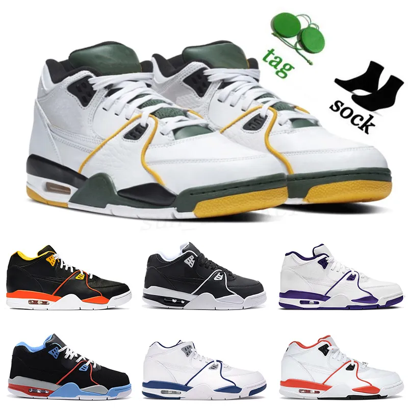 2022 Top Quality Mens Trainers Flight 89 Basketball Shoes Team Red True Blue Rucker Park Planet of Hoops Chicago Flag All Star White Black Oreo With
