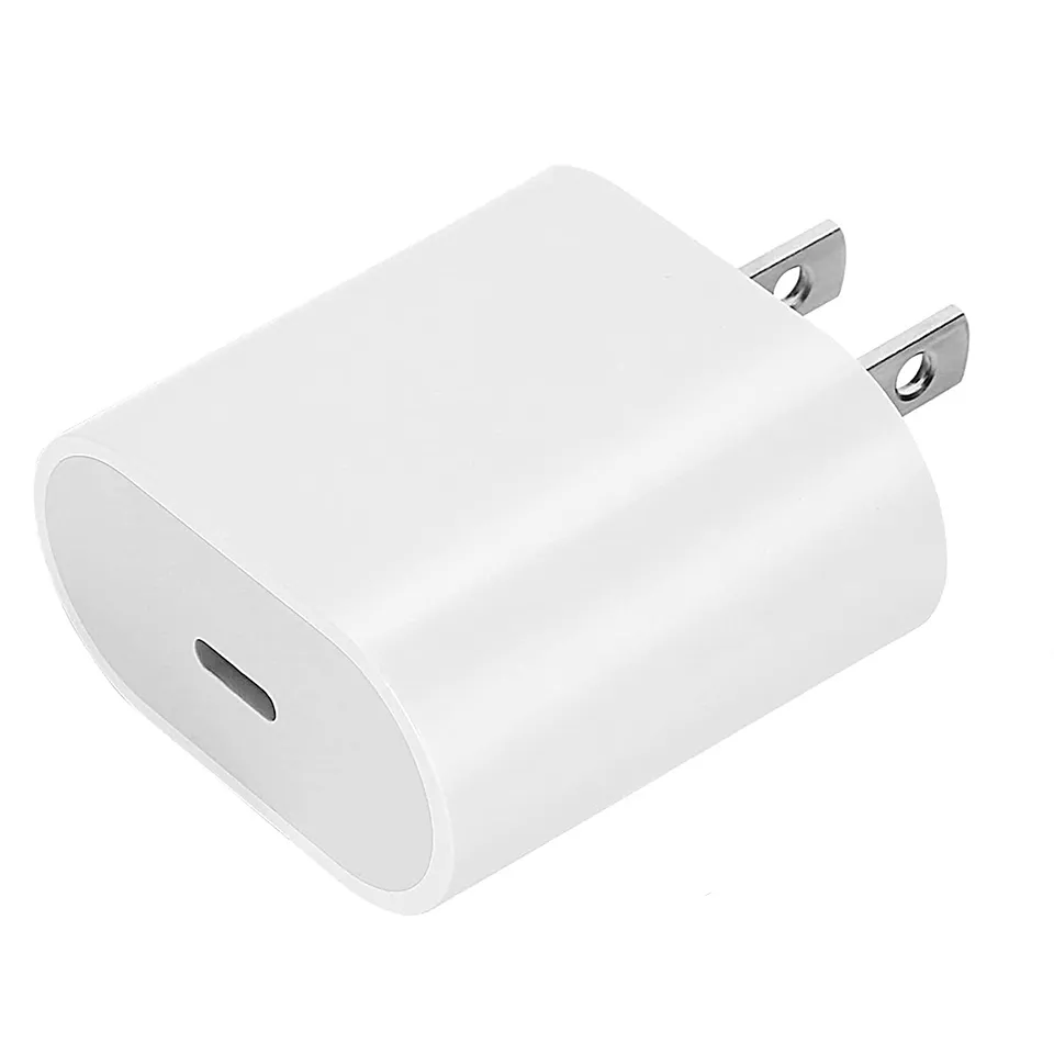 Bloc chargeur secteur rapide 20W USB-C pour iPhone 14/13/12/11/PRO/MAX