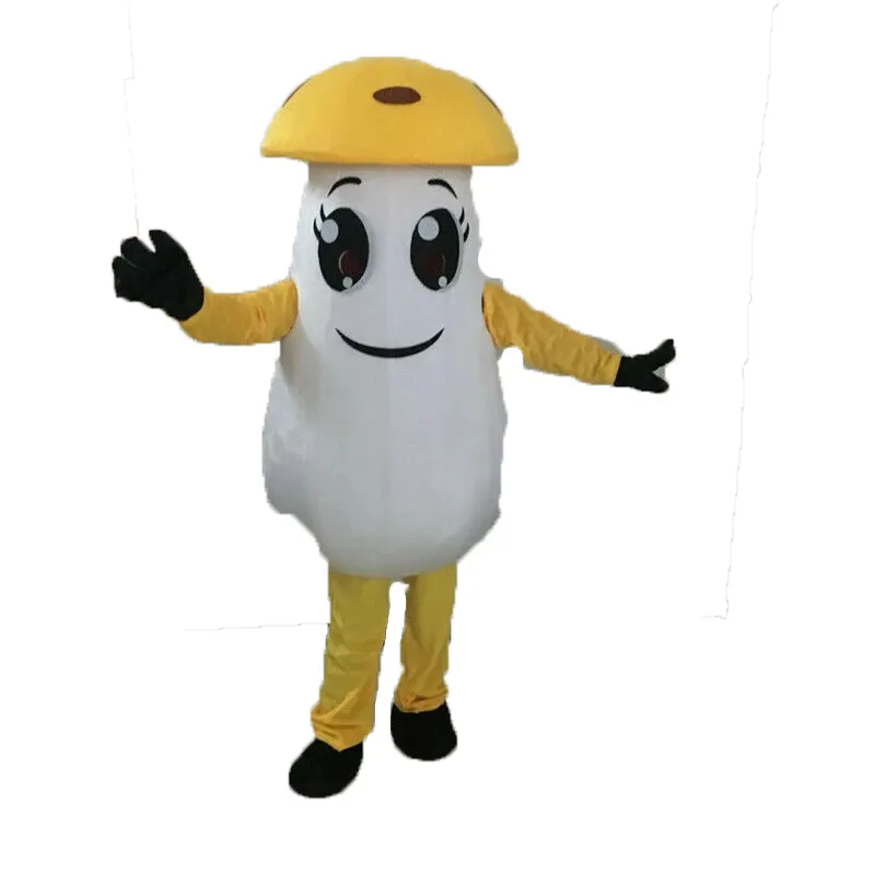 Reclame Props Groente Paddestoel Mascotte Kostuum Halloween Christmas Fancy Party Cartoon Karakter Outfit Pak Volwassen Vrouwen Mannen Jurk Carnaval Unisex Volwassenen