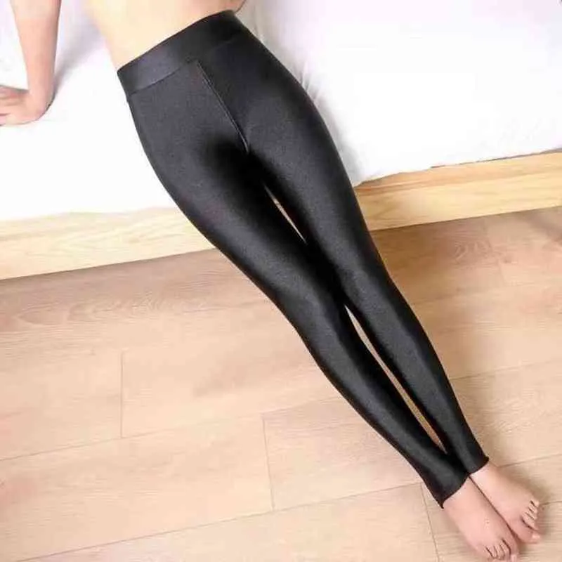 Black Color 4 Way Cotton Lycra Ankle length Leggings - Zakarto