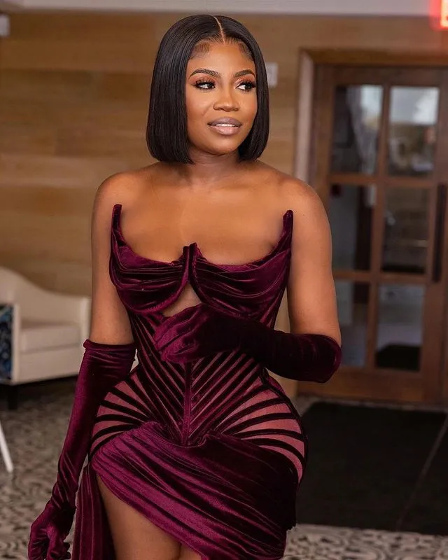 Burgundy dress on sale short sleeve