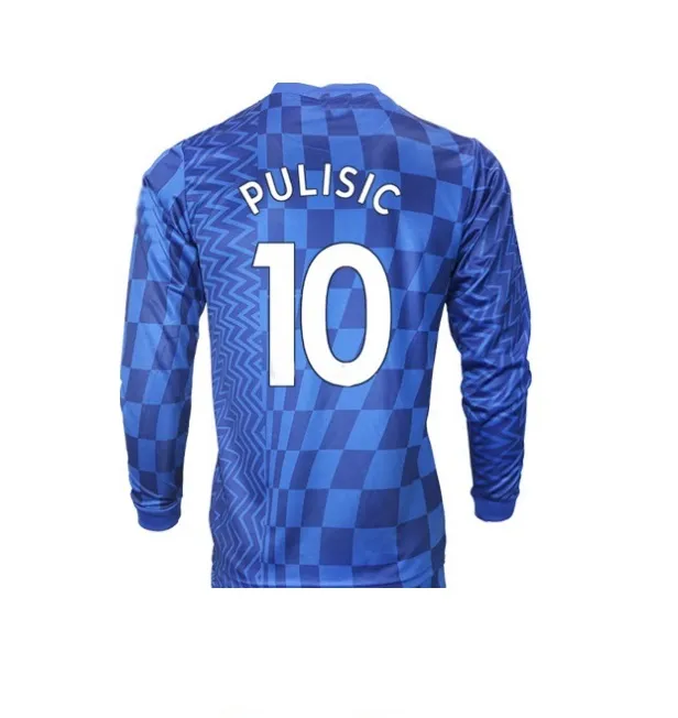 22-23 Long Sleeve 29 Havertz 10 Pulisic Thai 품질 스포츠 유니폼 22 Ziyech 24 9 Abraham 7 28 Azpilicueta Custom Jersey