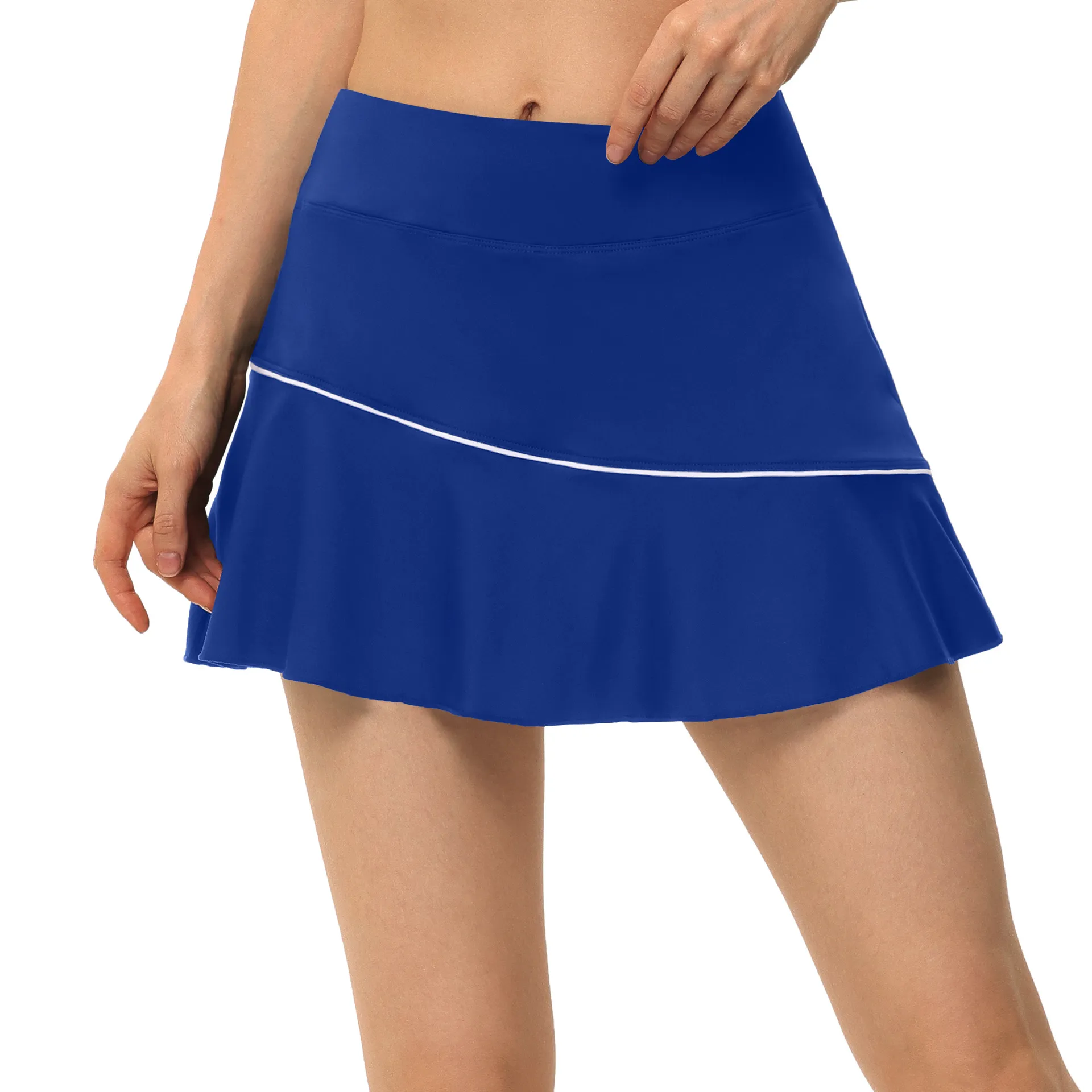 PROPCM Anti Glare Spanx Skirt Tennis With Pocket For Women Perfect