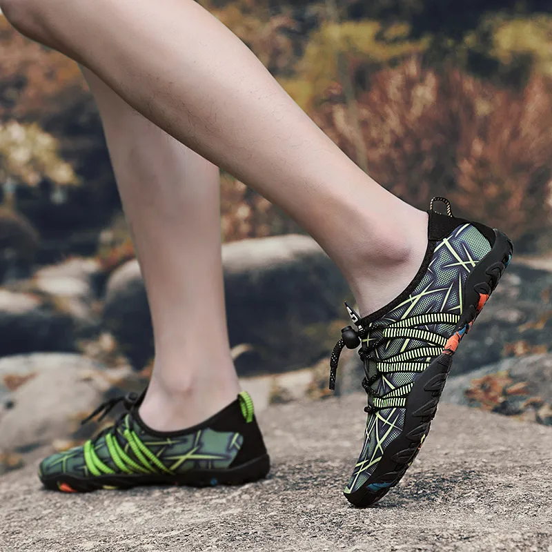 Top Quality para Mens Womens Sport Running Shoes Moda Azul Verde Pares Respirável Shoe Shoe Sapatilhas Ao Ar Livre Tamanho 35-46 Y-T30