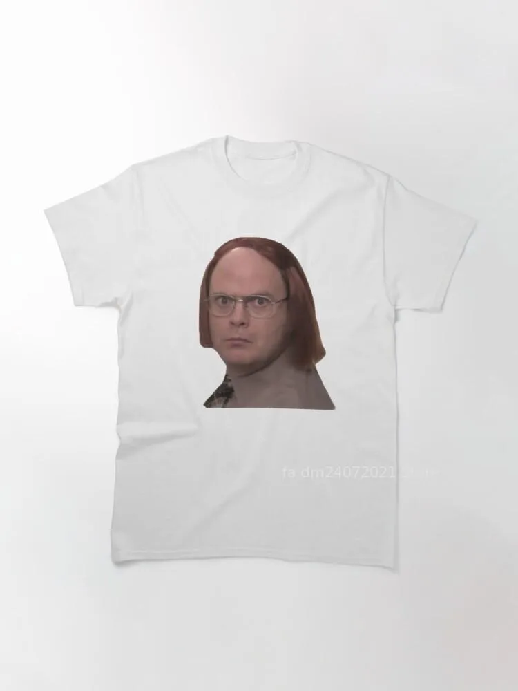 メンズTシャツオフィスドワイトSchrute Meredith Wig Classic Tシャツ