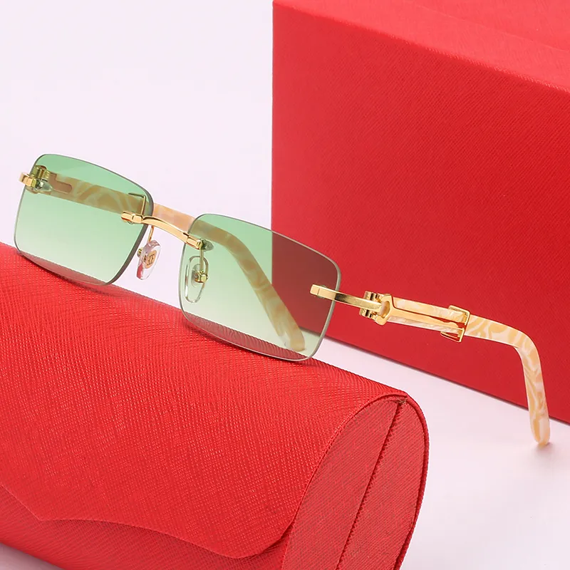 Frameless polarized sunglasses hot sale