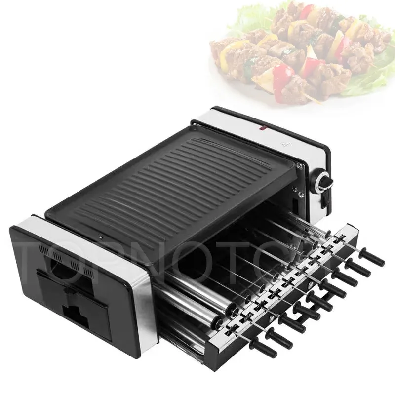SYK 10 Electric Smokeless Indoor BBQ Grill Pan 1600W High Power Smoke ...