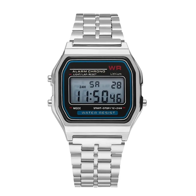 LED Electronic WR F91w Steel Belt A159 Yuansufeng Kakasi