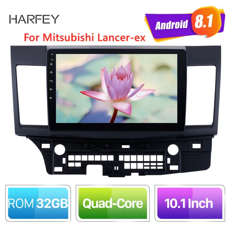 Android API 29 10.1 inch 2din Car dvd GPS player audio Stereo for Mitsubishi Lancer-ex multimedia with Bluetooth