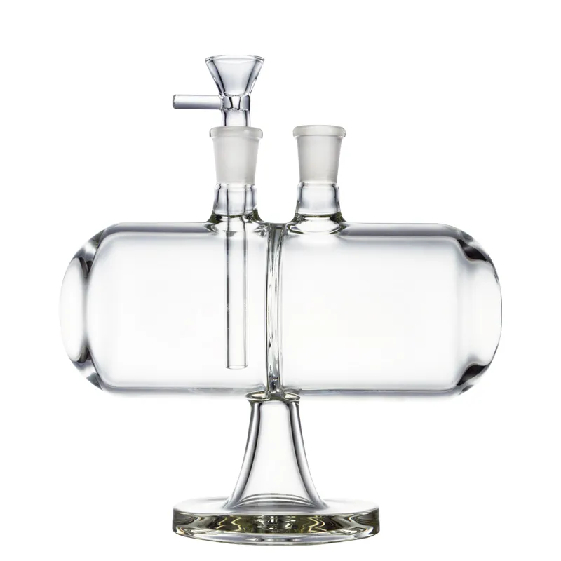 Glazen Bong Infinity Waterval Omkeerbare Zwaartekracht Waterpijpen Tabak Bongs Gekleurde Basisolie Dab Rigs 14 mm Female Joint Waterpijpen Met Bowl XL-2061