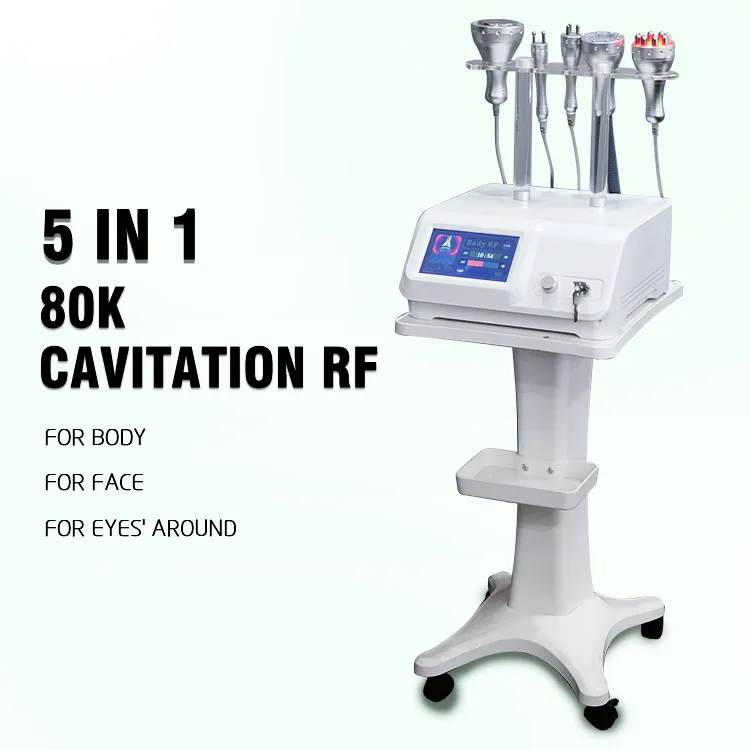 2021 RF 진공 슬리밍 바디 5 1 초음파 캐비테이션 기계 지방 손실 Cavi Lipo 윤곽 DHL