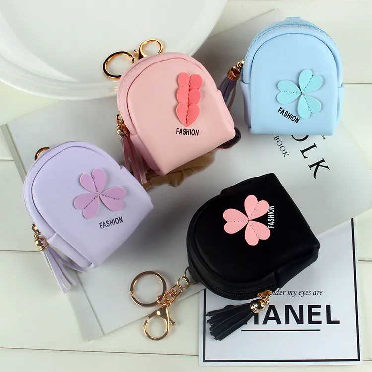 Small coin purse keychain deals