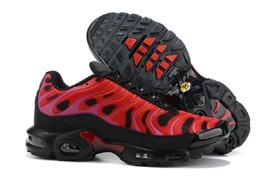 Classic Air Plus Mens Running Shoes High Quality Triple Black