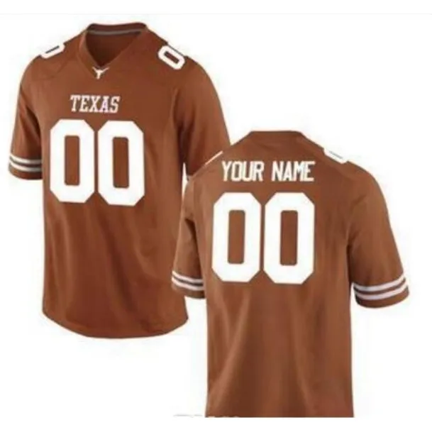 CUSTOM 009,Youth,women,toddler, Texas Longhorns Personalized ANY NAME AND NUMBER ANY SIZE Stitched Top Quality College jersey