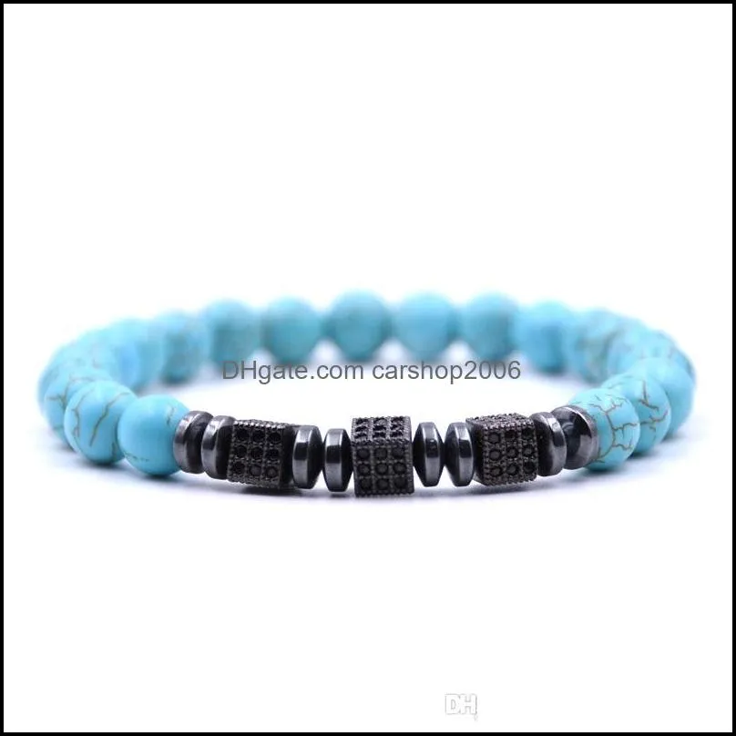 Natural stone bracelet men and women 2019 fashion new trend hot oil essential oil diffusion fragrance lasting