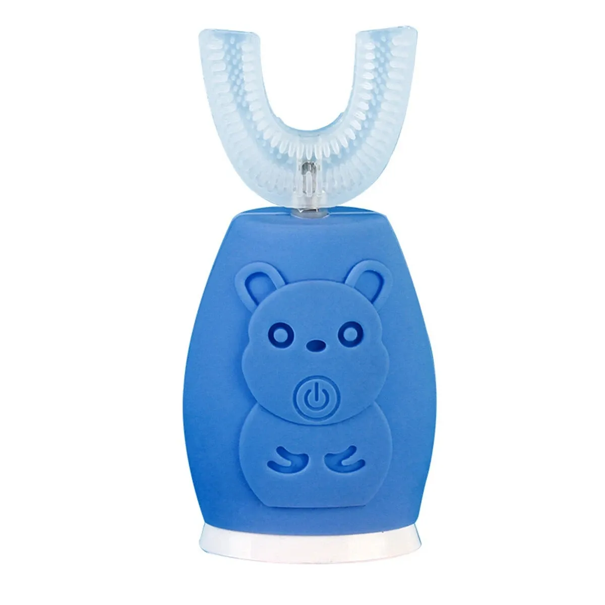 Siliconen U-vormige elektrische tandenborstel draagbare oplaadbare waterdichte tandenborstel - B