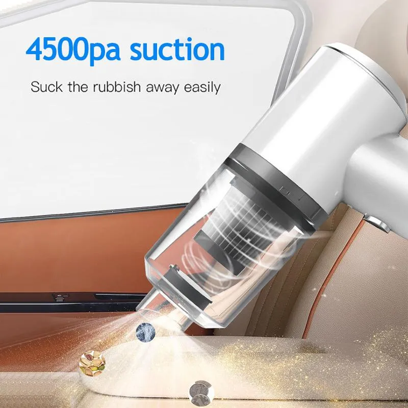 4500PA Potente Aspiradora De Mini Automóvil: Portátil, Inalámbrico Y  Cableado, Multifunción, Automóvil De Doble Uso Y Vacío De Mano Duradero De  23,22 € | DHgate
