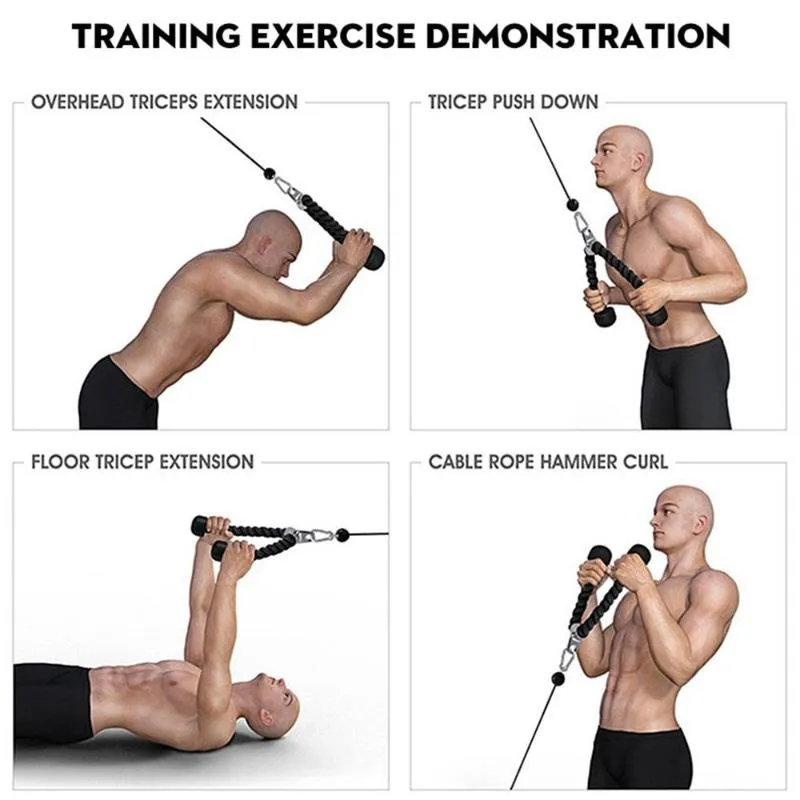 Close Grip Tricep Pushdown Close Grip Bicep Pull Down Rope Biceps