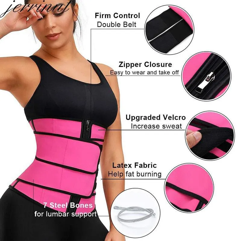 Jerrinut Waist Trainer Women's Binders And Shapers Slimming Sheath Belly Women Odeling Strap Body Shapewear Corset