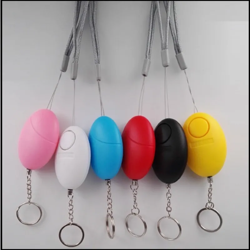 Självförsvar Larm 120db Högt Keychain Alarm System Girl Women Protect Alert Personlig säkerhet Nödsäkerhetssystem Partihandel