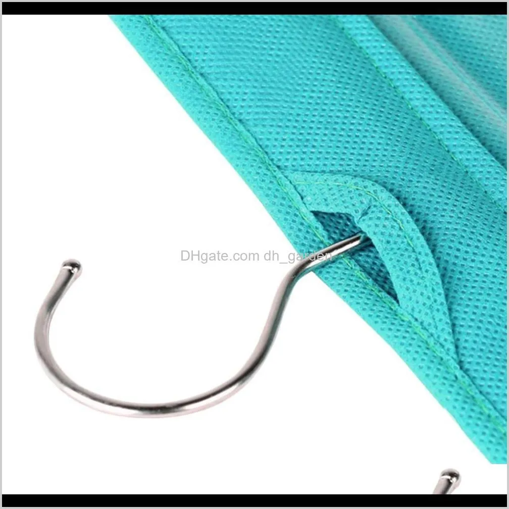 three layer bag multilayer bag hanging rack bag storage closet display cloth rack anti dust