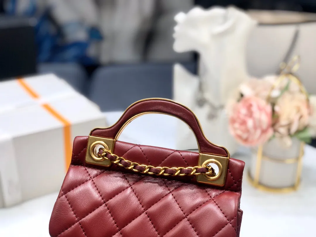 Ladies bags luxury famous designer handbag 5a high-quality 1:1 Black White Red genuine leather shoulder Evening bag chain diagonal Fashion wallet for women brand