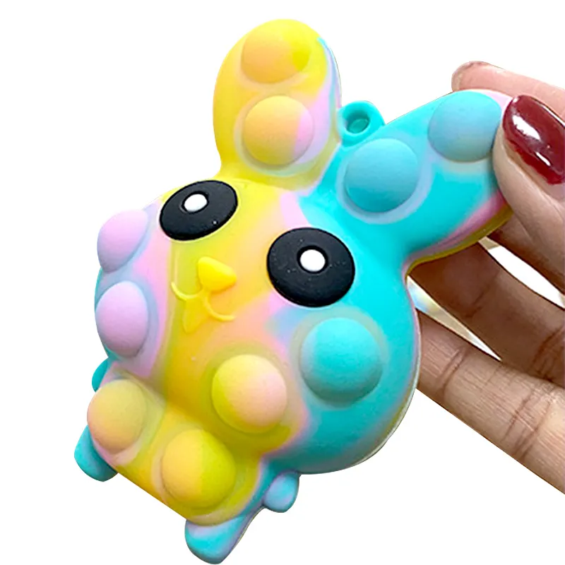 Fidget Toys 3D Lapin Push Bubble Soulager Le Stress Squeeze