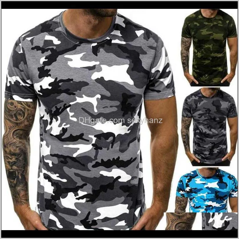 T-Shirts Tees & S Mens Clothing Apparel Drop Delivery 2021 Summer Harajuku Creative Style 3D With Fashionable Short-Sleeved Funny Man Hip-Hop