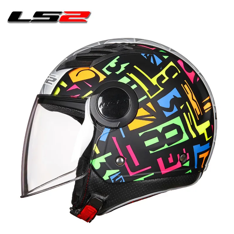 Casco de moto LS2 de media cara casco moto capacetes de motociclista capacete 562
