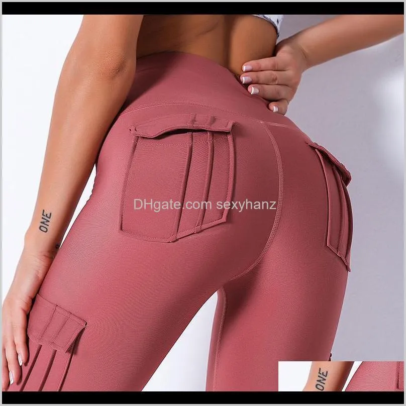 normov casual leggings women solid pockets patchwork ankle length polyester leggins fitness high waist push up leggings