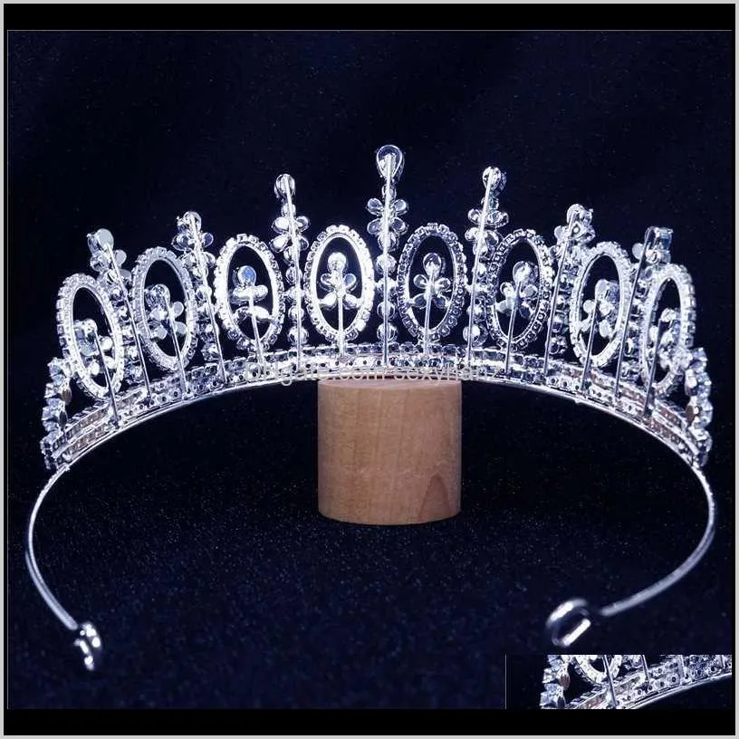 luxury princess crown fashion bridal hair tiaras classic design wedding accessories elegant for women haar sieraden bruiloft