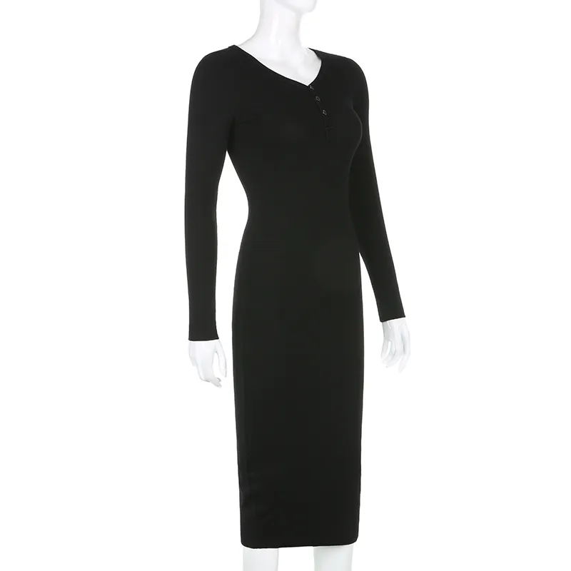 Black Knitted Dress (11)