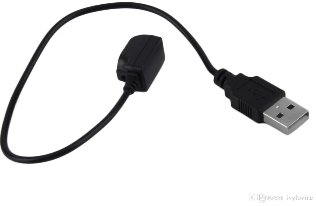 Vervanging USB-oplaadkabels voor Bluetooth-headset USB Oortelefoon Lader Data Line Zwart 27cm