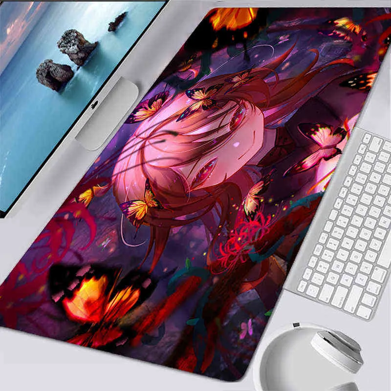 Mouse Pad Gamer Large Computer Notebook Mini Pc Genshin Impact Kawaii Mousepad XL Carpet gaming accessories Keyboard Desk Mat