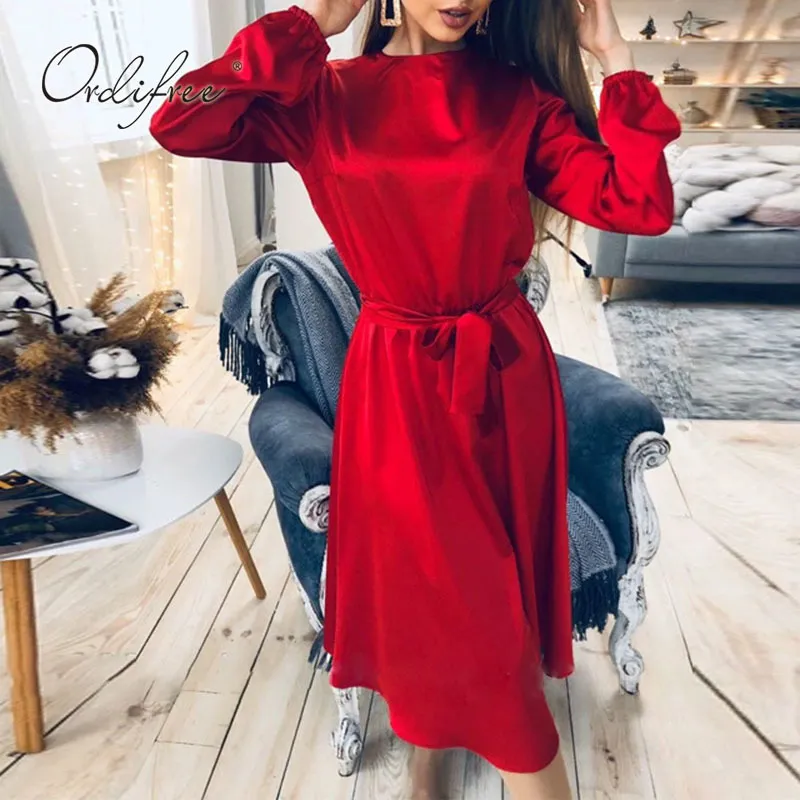 satin dress midi long sleeve Ivory Satin Midi Dress With Open Back and Long Sleeves for Birthday Women, Bachelorette Party or Wedding Guest Dress, Bridesmaid Dress