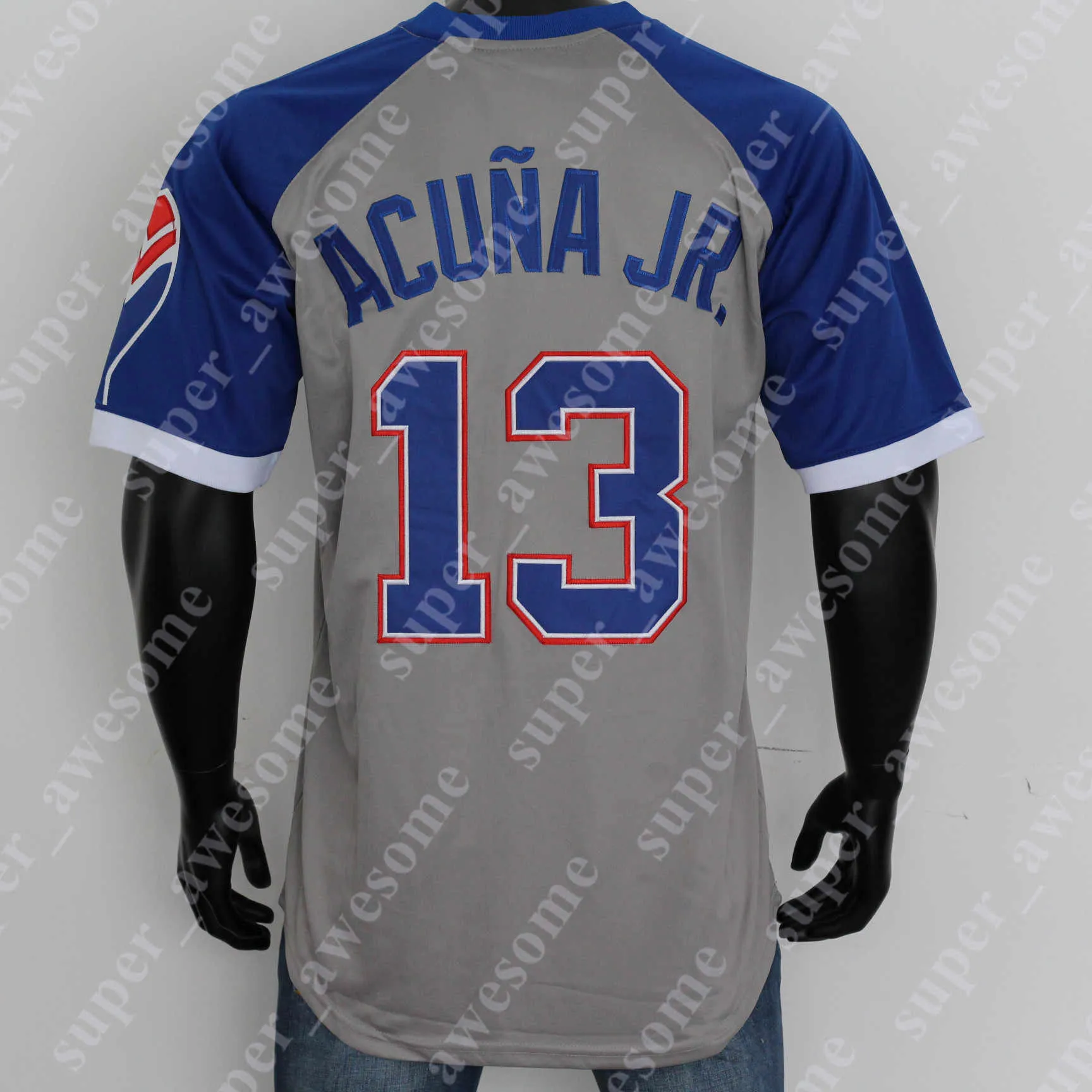 No3 Dale Murphy Navy Blue Cool Base Stitched Youth Jersey