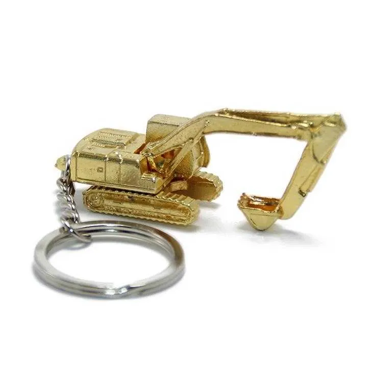 Digger Key Chain Orange Metal Mini 3D Excavator Key Chain ... From Makeup99, $308.14 ...