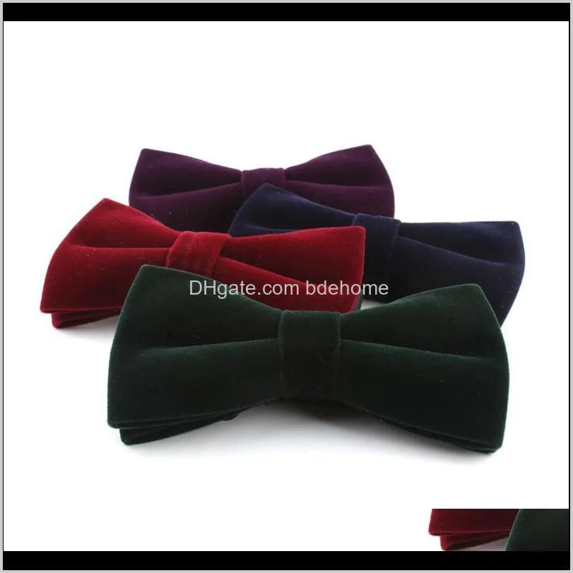 new novelty velvet bow tie men`s tuxedo adult bow-tie gentleman groom wedding bow tie gravata borboleta1