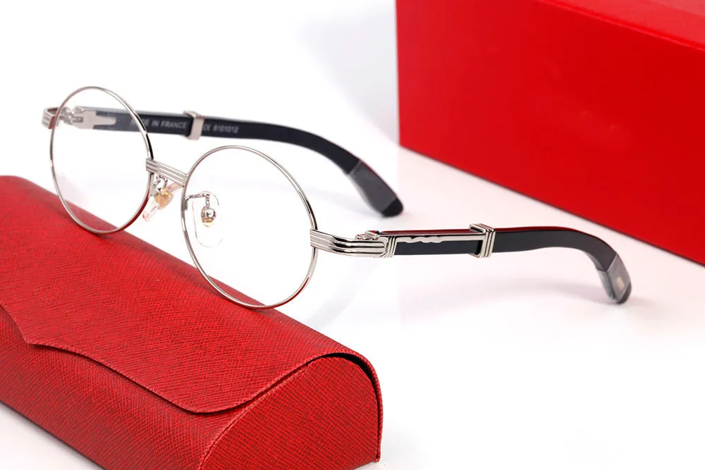 Luxury Vintage Designer Wood Frame Glasses For Men And Women Brown Golden And Silver Round Frames With Ornamental Adumbral Soutlet And Original Box From Bestsunglasses2020 10.05 DHgate.Com