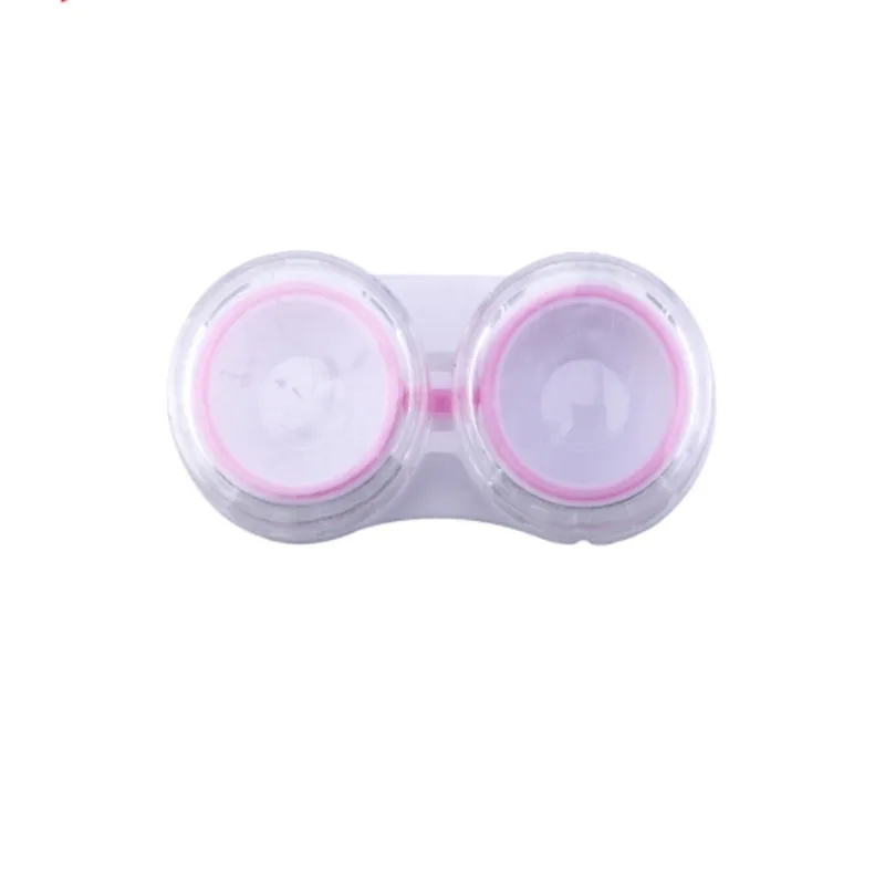 Empty Waterproof and leak proof design Invisible glasses box companion boxes Lenses case Double-Box Lens Container Eyewear Accessories