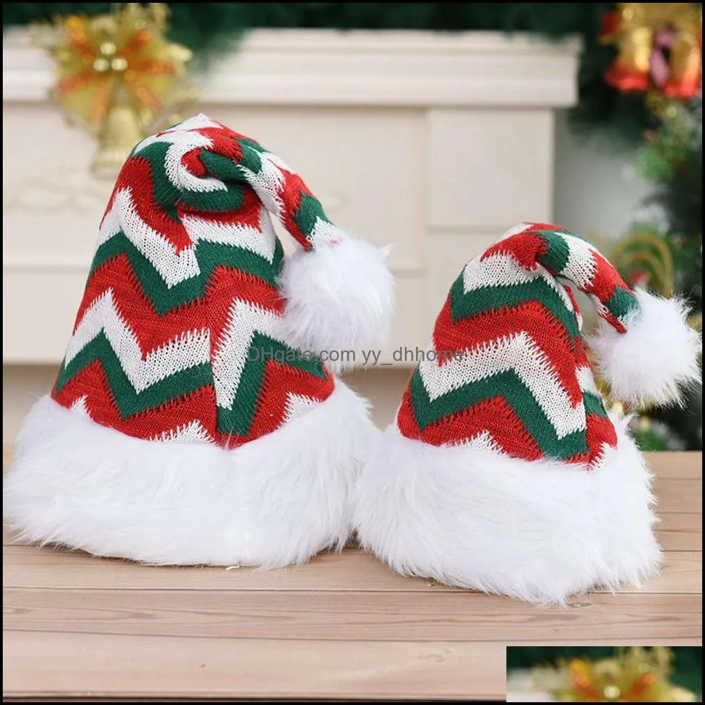 1Pcs Pluche Used Christmas High Quality Santa Caps Decoration For Home Xmas Festival Party New Year Decor