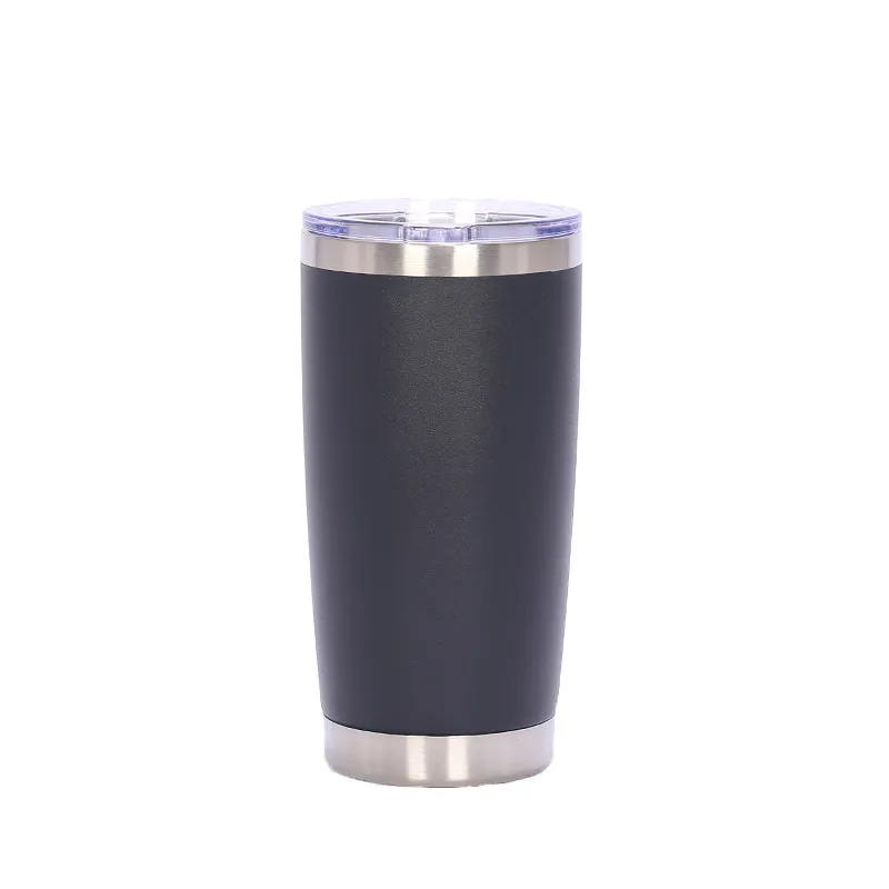 20oz Drinking cup Tumbler Mugs with Lid Stainless Steel Wine Glass Vacuum Insulated cups Travel 9010