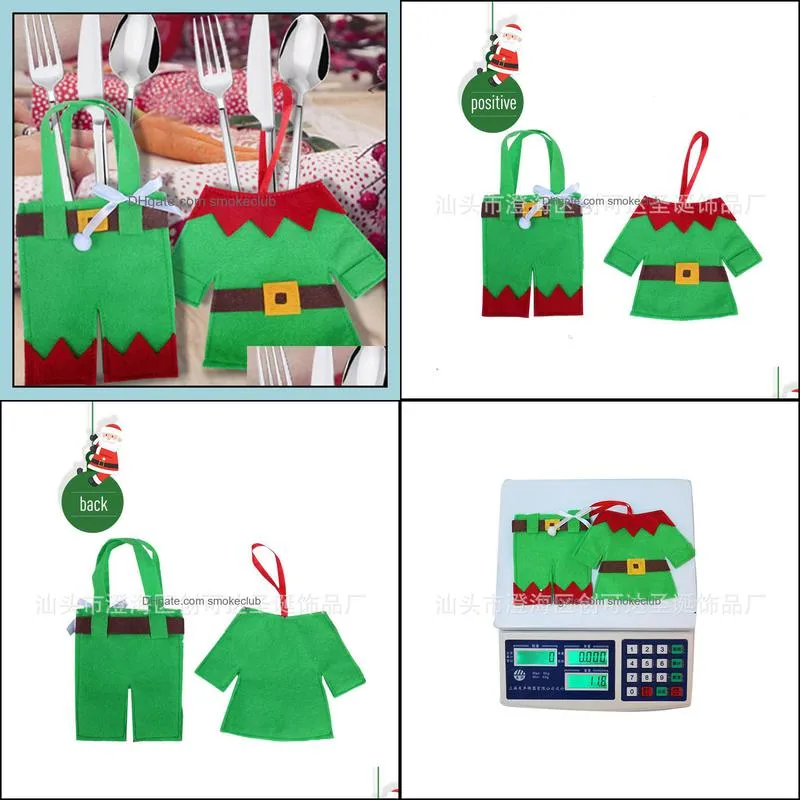 Chuangda New Christmas Knife and Fork Bag Fairy Christmas Tree Decoration Christmas Gift 150