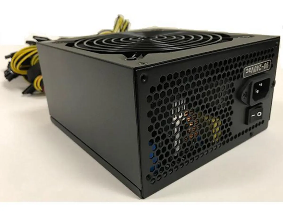 Topower 1800W GPU GPU Zasilanie do BTC / BCH / etc / ETC / LTC / XMR / XRP / ZECT itp. Miner monety Crypto, obsługa 8 karty graficznej ATX